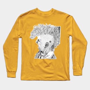 mohawk scream Long Sleeve T-Shirt